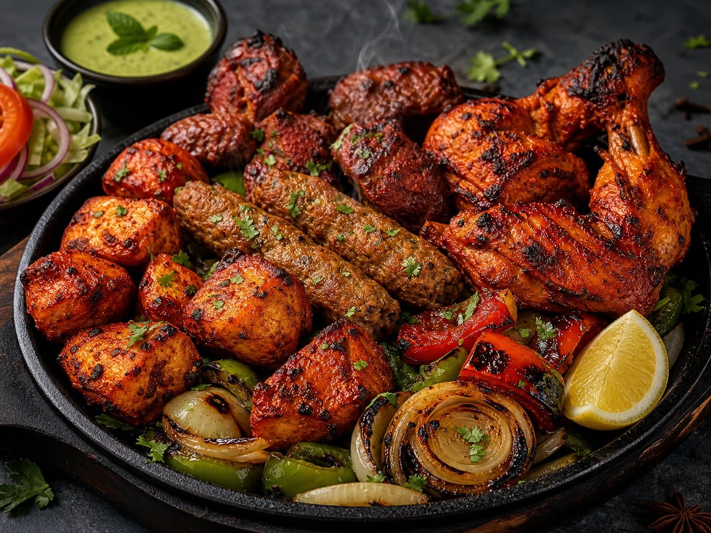 Spice Fusion tandoori mixed grill platter